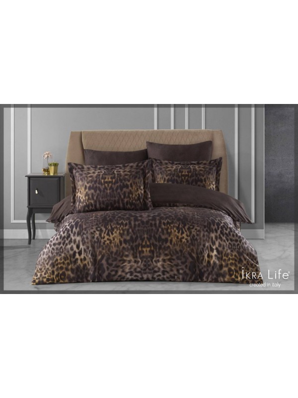 Ikra life Leopard Tencel Постельное белье двуспальный из Египетский хлопок
